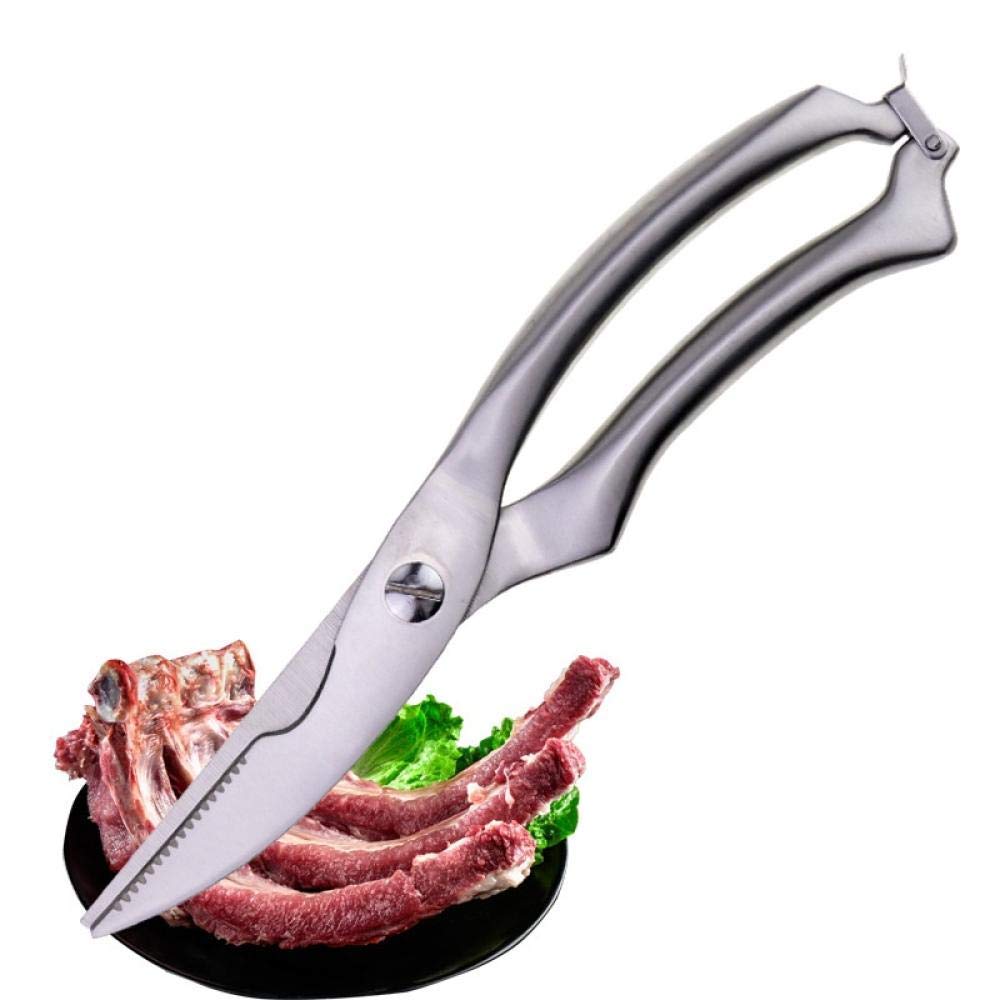 GTHTUHFD Kitchen Scissors Heavy Duty Multipurpose Stainless Steel Poultry Shears With Comfortable Grips