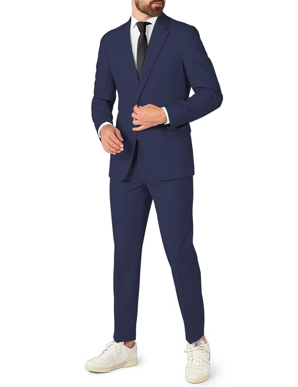 Wangyue 2 Piece Suit Men Slim Fit Suits for Mens One Button Men Suit Slim Fit Wedding Groomsmen Prom Homecoming Suits