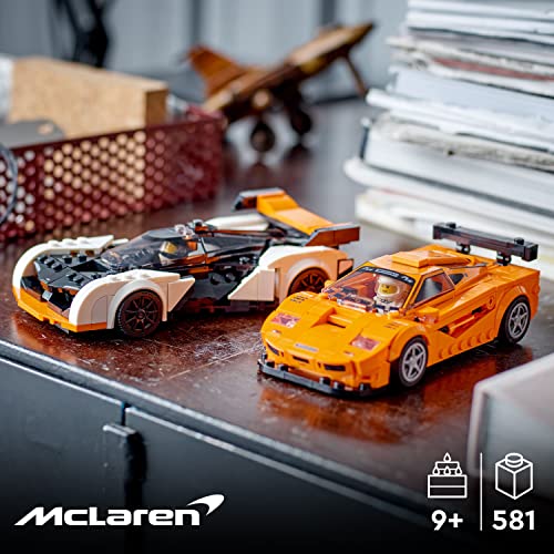 LEGO Speed Champions McLaren Solus GT & McLaren F1 LM 76918, Featuring 2 Iconic Race Car Toys, Hypercar Model Building Kit, Collectible 2023 Set, Great Kid-Friendly Gift for Boys and Girls Ages 9+ - Image 3