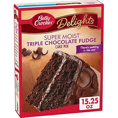 Betty Crocker Super Moist Triple Chocolate Fudge Cake Mix 432g 15oz Cover