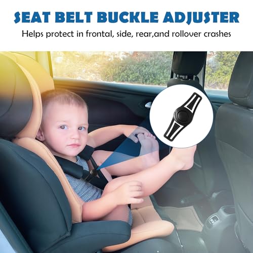 Miniatura 3 de Qingzy 2 Piezas Clip Para Asiento De Coche, Clip Del Pecho Del Asiento Del Niño, Cierre De Cinturón De Seguridad Para Asiento Infantil, Hebilla Seguridad Silla Coche Bebe, Negro