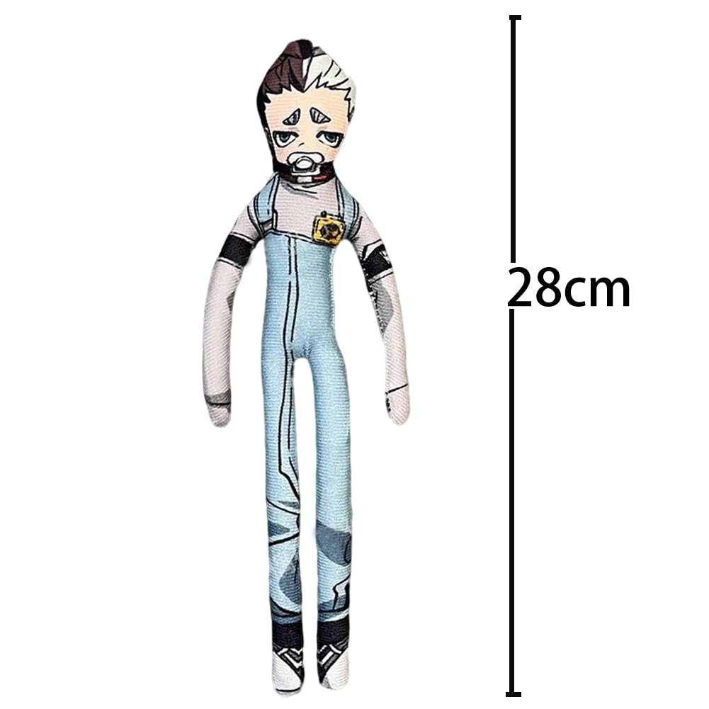 Zhongkaihua Enjin can/Rudo Surebrec/Riyo Reaper Plüschfigur, drehbar, Anime, weich, gefüllt, lustig, Überwurf, Sofa, Schlafzimmer, Heimdekoration, Sammlerstücke, Geschenke, 28 cm