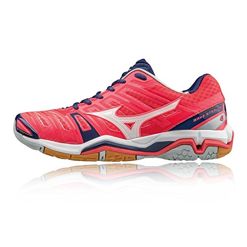 Image of Mizuno Wave Stealth V Women's Indoor Court Shoes - 4 Pink