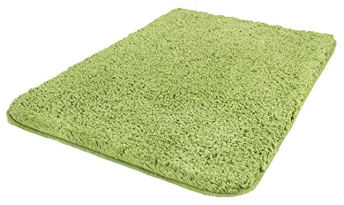 Preisvergleich Produktbild Kleine Wolke Badteppich, Grün, 60 x 90 cm