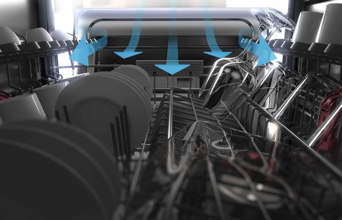 Bauknecht BKSV2 FAN freistehender Geschirrspüler /60 cm/ActiveDry – automatisches Türöffnungssystem/MultiZone – separates Ober- oder Unterkorbspülen/Startzeitvorwahl/Vollwasserschutz/Edelstahl