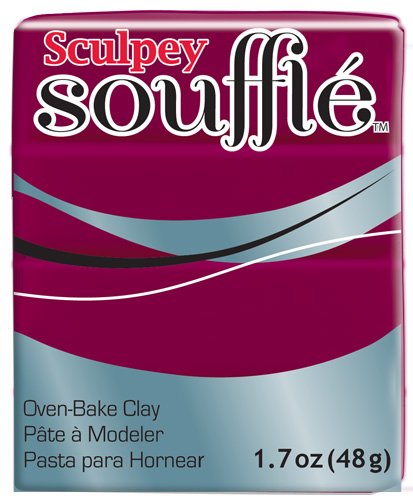 Polyform SU6-6643 Sculpey Souffle Clay, 1.7-Ounce, Bordeaux