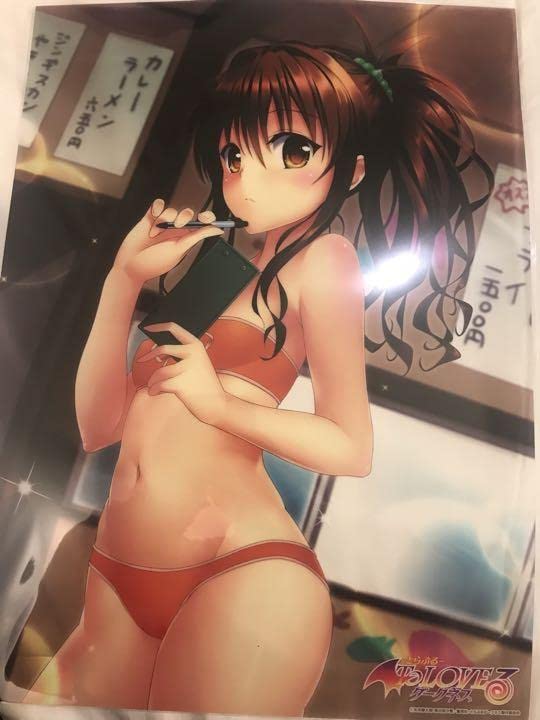 Amazon.co.jp: To Loveる ダークネス A3クリアポスター 結城美柑 海の