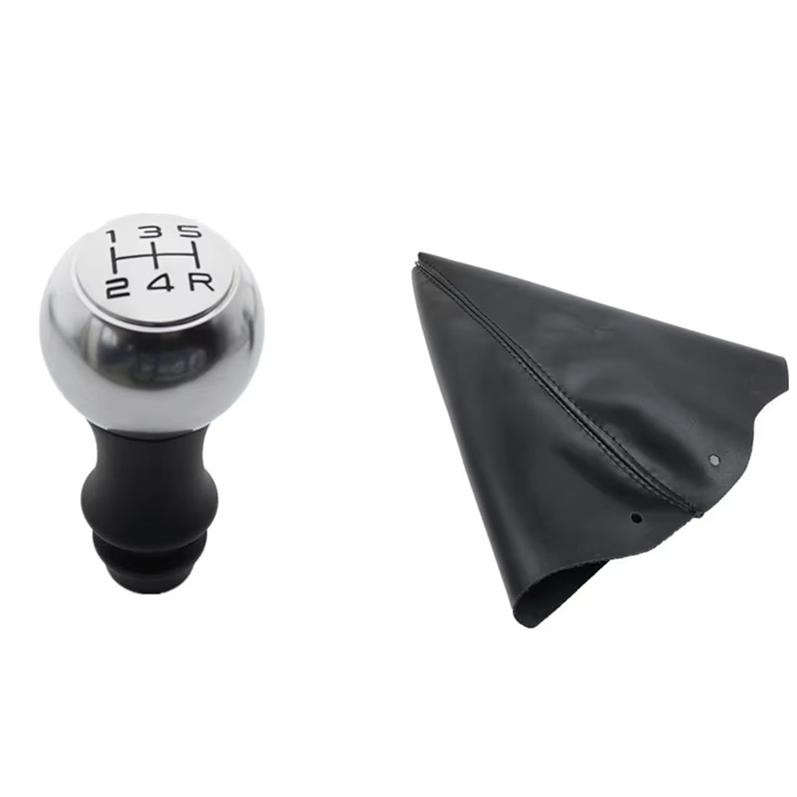 Wsbojxth One Color Gear Stick Compatible With Citroen For Sega C4l For Senna C2 For Elysee C3-Xr For Picasso C4 For Triumph 5 Speed Gear Shift Knob Boot Sleeve Adapter(Gear Knob And Cover)