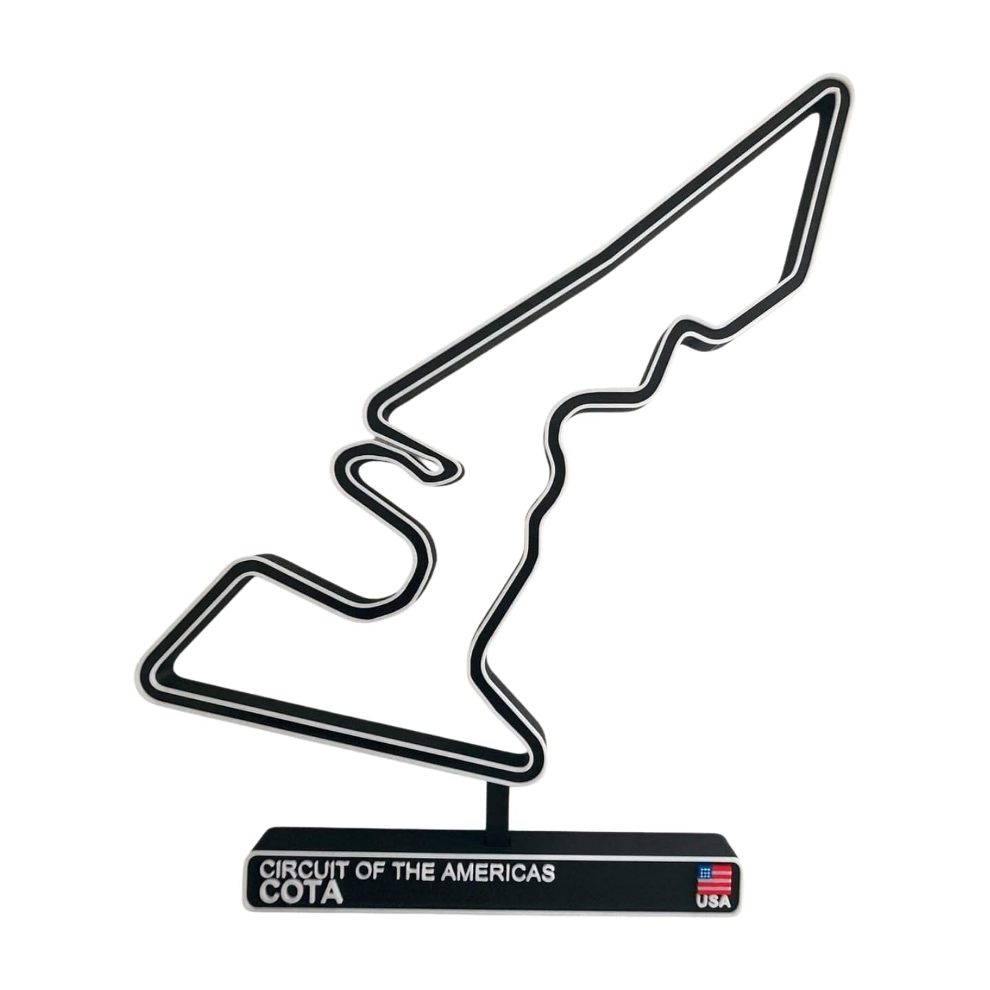 Circuit COTA, Maquette 3D du Circuit de F1, Décoration Automobile