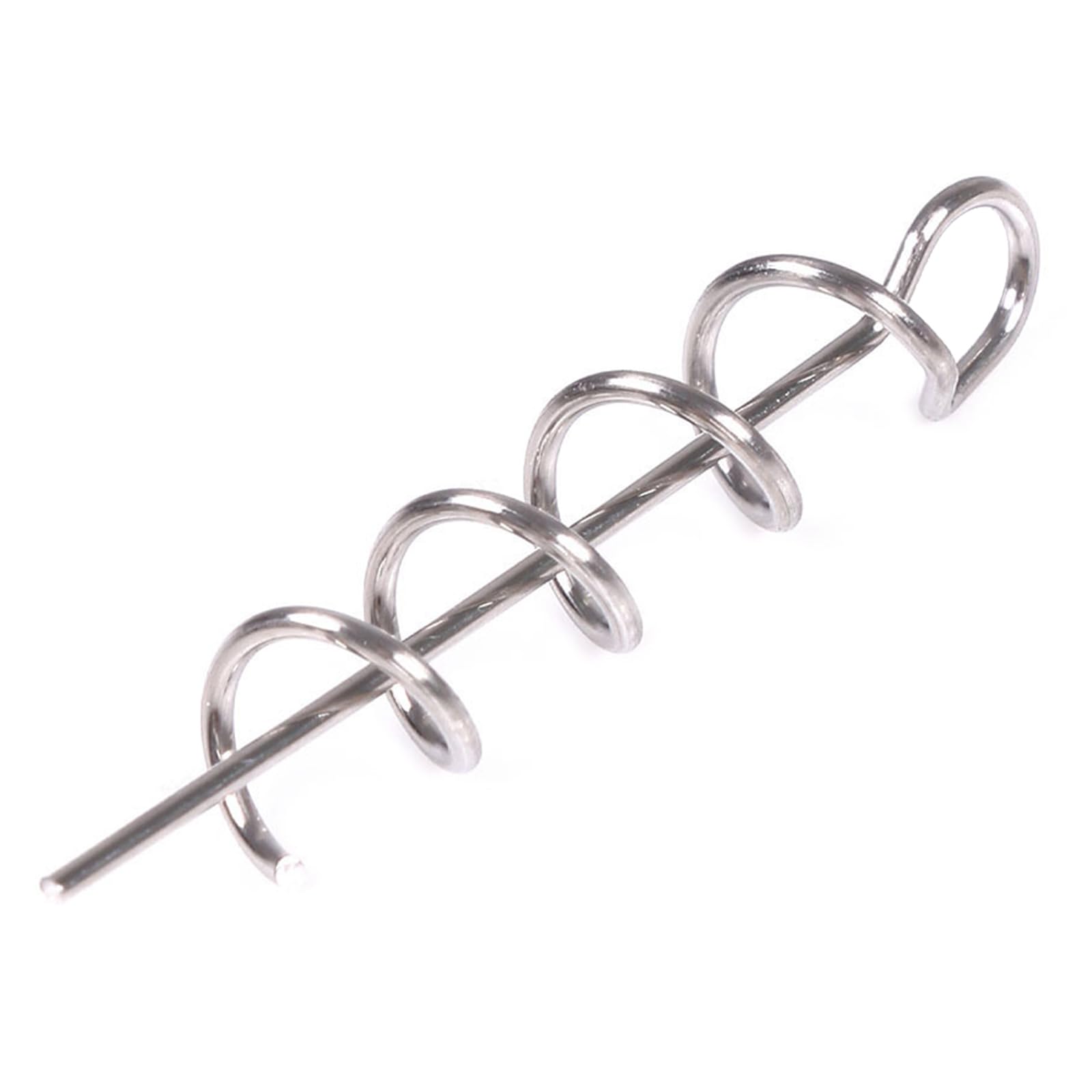Esche da Pesca, Amo da Pesca con Chiusura a Torsione da 50 Pezzi, in Acciaio ad Alto tenore di Carbonio, con Molla Girevole, for la Pesca d'Acqua Dolce in Acqua salata(D 3.3cm)