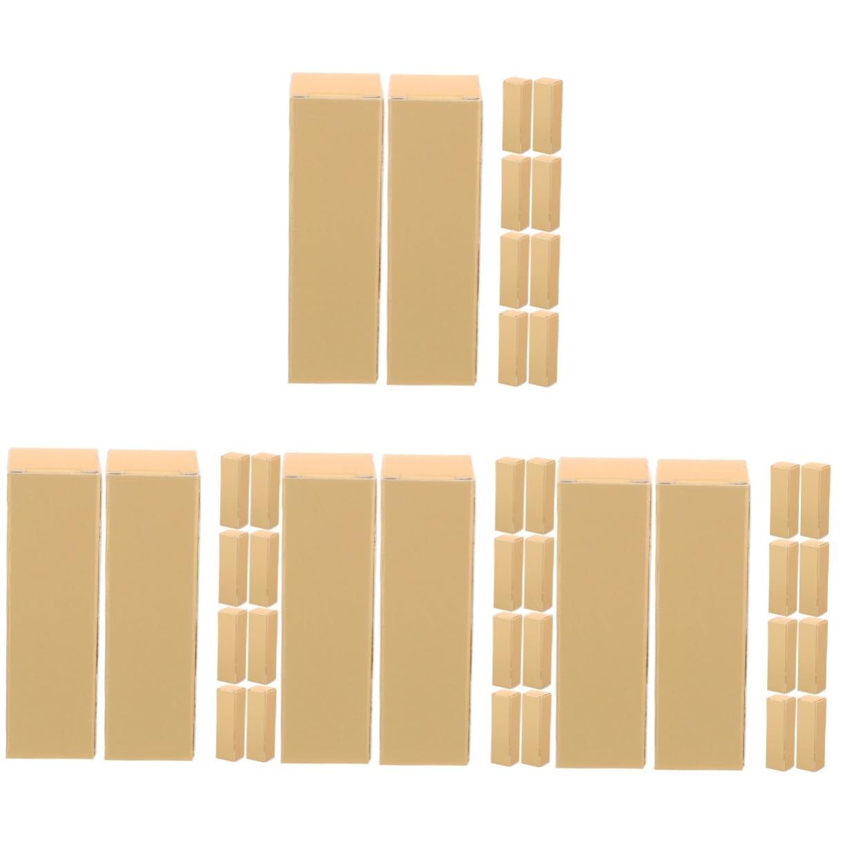 BESTYASH 4 Sätze Geschenkboxen Für Lippenstifte Leere Papierboxen Für Lipgloss Verpackungsboxen Für Faltbare Aufbewahrungsbehälter Für Lippenpflege Und Parfum Für Reisen Und 50 Stück * 4