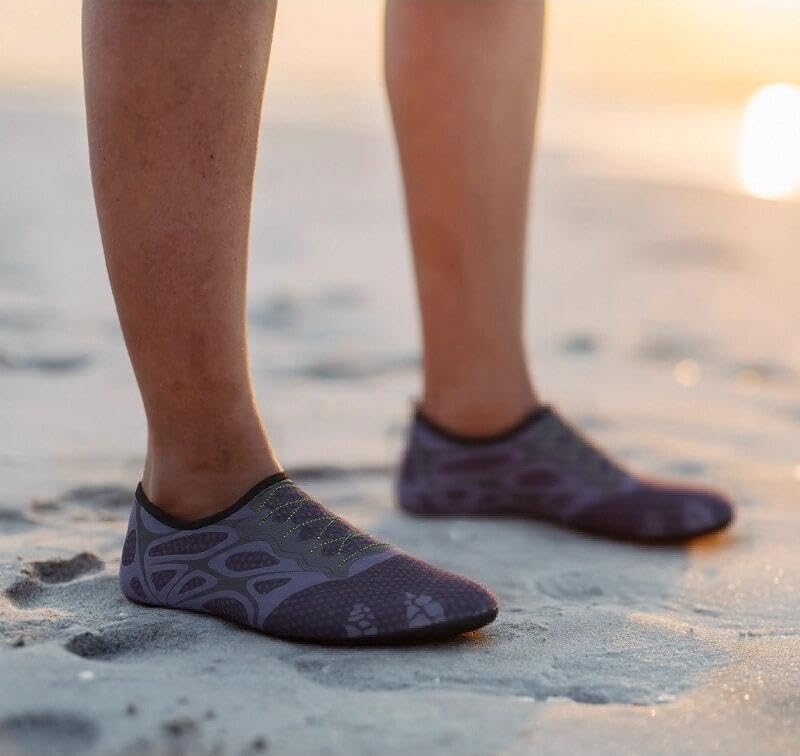 Mens Womens Water Shoes Quick Dry Aqua Shoes Barefoot for Beach Surf Hiking Pool Water Sports