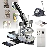 3x2 Inch Refrigerator Magnet Maker Machine Kit, DIY Photo Magnet Press with Paper Cutter, 100 Supplies, 100 Photo Paper, Magnets Making Machine, Create Rectangle Fridge Magnets (80x53mm kit)