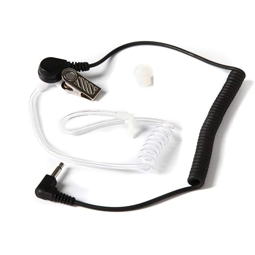 yan Replace Kenwood KEP-2 Listen Only Acoustic Tube Earpiece for Shoulder Microphone