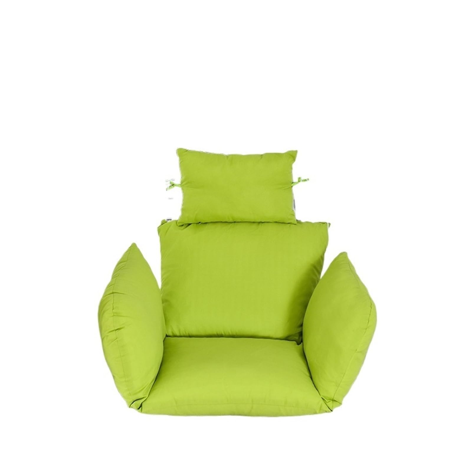 IRGVJIFR Egg Chair Cushion Hanging Basket Chair Cushion Swing Seat Removable Thicken Egg Hammock Cradle Outdoor Back For Home Garden For the garden(Green)