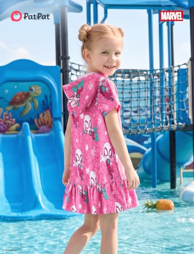 Image of Disney Princess Frozen Stitch Marvel Minnie Girl Swim Cover Up Terry Cloth Swimsuit Coverup Zip-up Bathing Suit Wrap Hooded