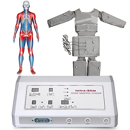 Pressotherapy Massage Lymphatic Drainage Beauty Machine - Electric Arm Neck Massager Air Compression Circulatory Massager with Adjustable Intensity