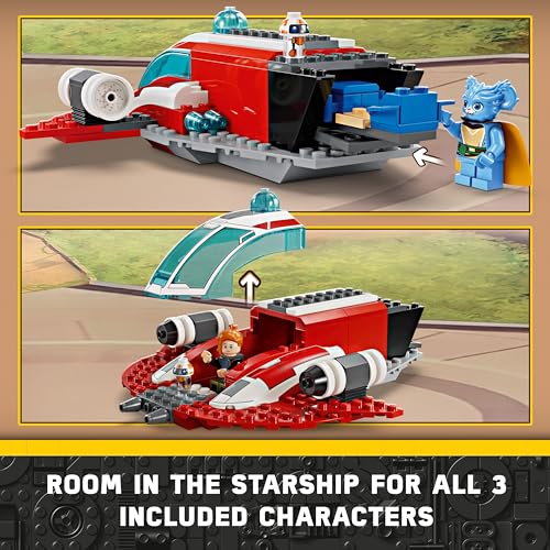 Lego 75384 Star Wars The Crimson Firehawk Construction Toy with Speeder Bike and Minifigures, Gift for Boys and Girls from 4 Years Old by LEGO - Image 3
