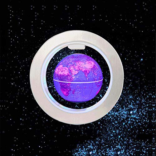 BUDBYU Luz Colorida del LED Globo Redondo del Mundo Flotante Globos flotantes antigravedad