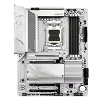 GIGABYTE B650 AORUS ELITE AX ICE Mainboard – Unterstützt AMD Ryzen 9000 CPUs, 12+2+2 Phasen digitales VRM, bis zu 8000 MHz DDR5 (OC), 1xPCIe 5.0 + 2xPCIe 4.0 M.2, Wi-Fi 6E, 2.5GbE LAN, USB 3.2 Gen 2x2 – Ansicht 2