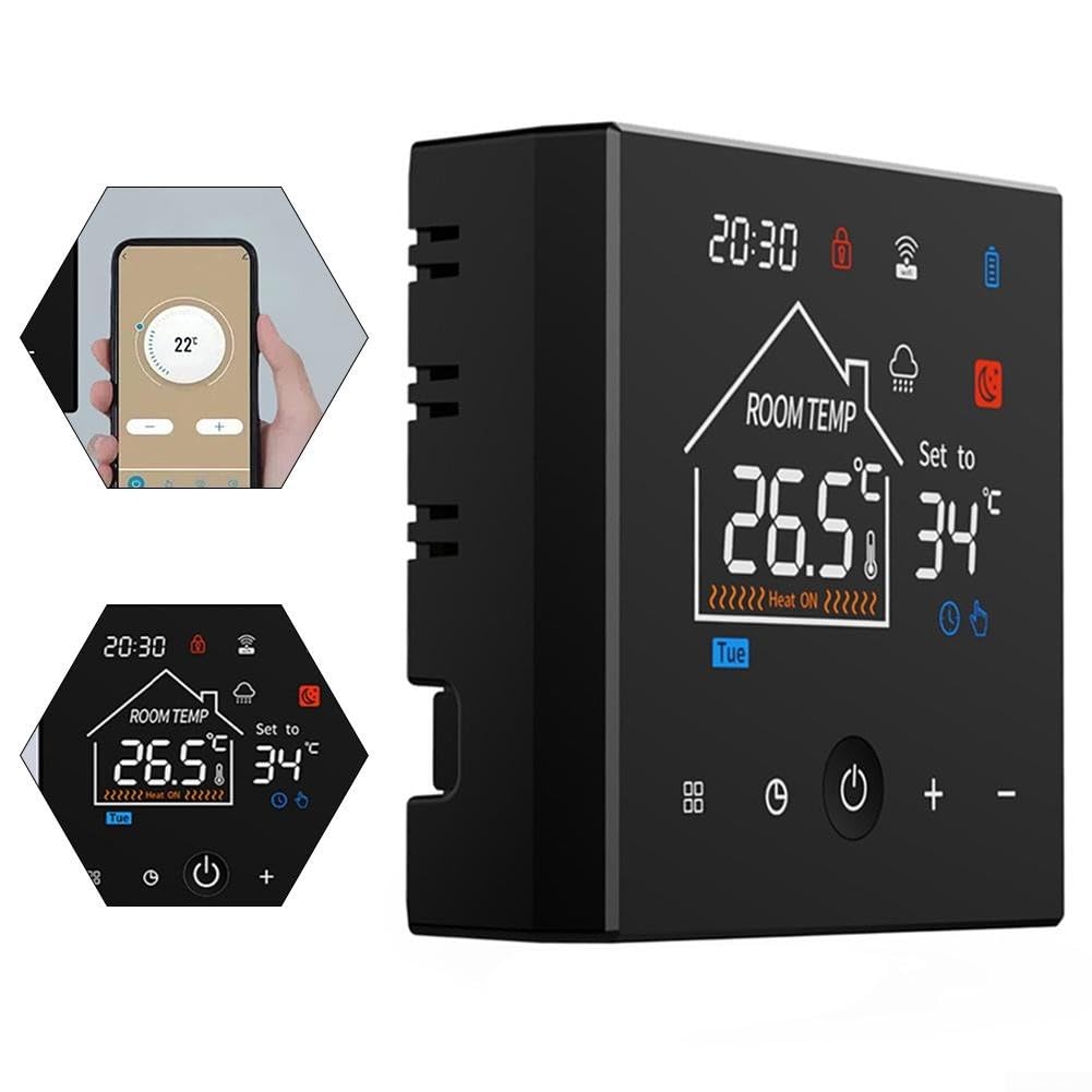 Termostato de caldera montado en la pared de gas WIFI con termostato programable de calefacción de suelo ajustes de temperatura flexibles Personaliza tu experiencia de calefacción