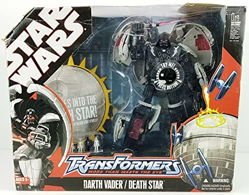 Star Wars 30th Anniversary Darth Vader to Death Star Transformers HUGE Figure