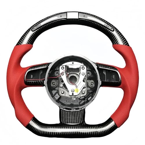 J[ANZT[ Carbon Fiber Sports Steering Wheel Compatible With TT TTS R8 RS