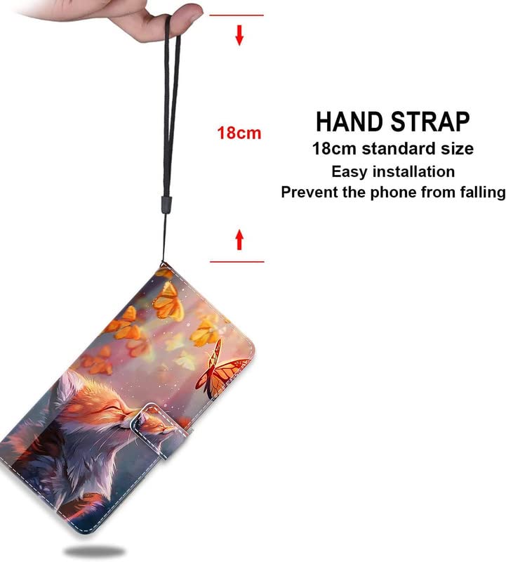KARTXITAI Cover Ulefone Note 15: Custodia Libro In Pelle PU Con Magnetica, Portafoglio E Cordino – Design Gatto Della Luna E Stelle - 3