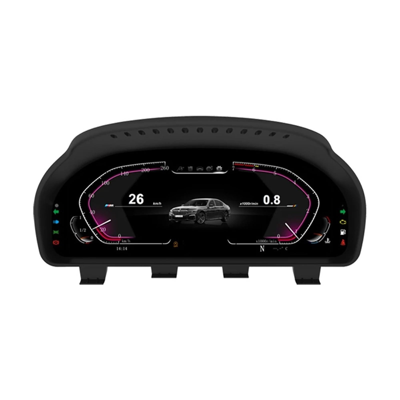 12,3'' Cyfrowy zestaw wskaźników samochodowych pasujący do BMW F30 F31F32 F34 F35 GT Kokpit LCD Prędkościomierz Deska rozdzielcza Wirtualny Zestaw zaślepek radiowychRamka do radia