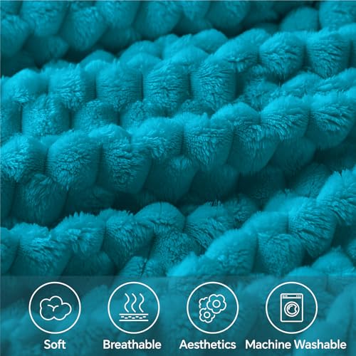 Image of BEDELITE Jewel Blue Throw Blanket for Couch, Soft Gifts for Women, 50 * 60