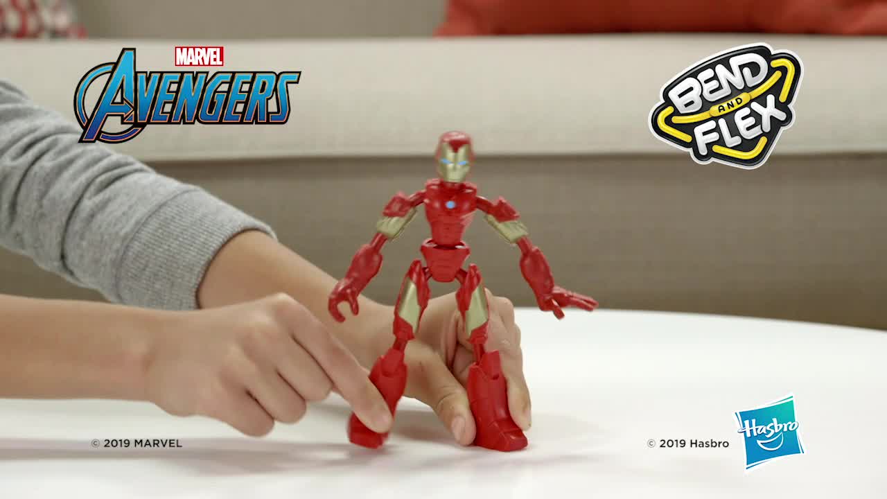 Hasbro Marvel Avengers Iron Man Jet Da Battaglia Con Blaster A Repulsore - Action Figure 10 Cm - Giocattolo Per Bambini 4+ Anni