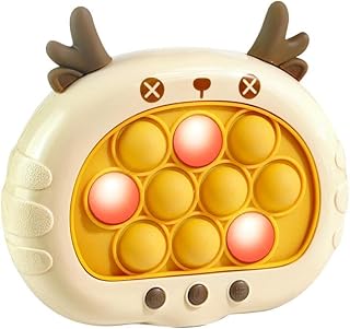 Fast Quick Push Game Bubble Stress Relief Toys for Kids Trend Game 3rd Generation Cute Animals Version (Deer)