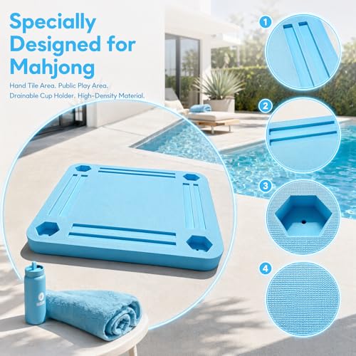 Mesa flotante para Mahjong impermeable 31.5" x 31.5" miniatura 7