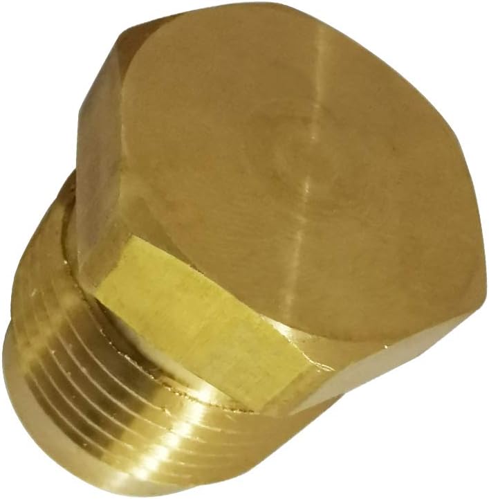 Bеѕt Dеаl 🛒 Legines Brass Tube Fitting, SAE 45 Degree Flare Plug, 5/8 Tube OD（Pack of 2）
