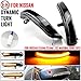 QKLsudua 2pcs Dynamic Turn Signal LED Side Mirror Indicator Blinker Sequential Light Compatible with Nis-san Teana J32 Maxima 2008 2009 2010 2011 2012 2013 2014 2015 2016 2017 2018 2019