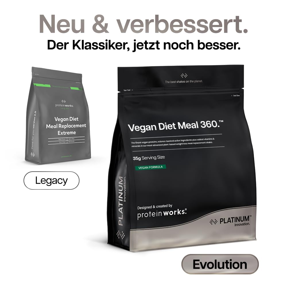 Protein Works | Vegan Diet Meal 360 - Platinum, Banana Smooth, 2kg