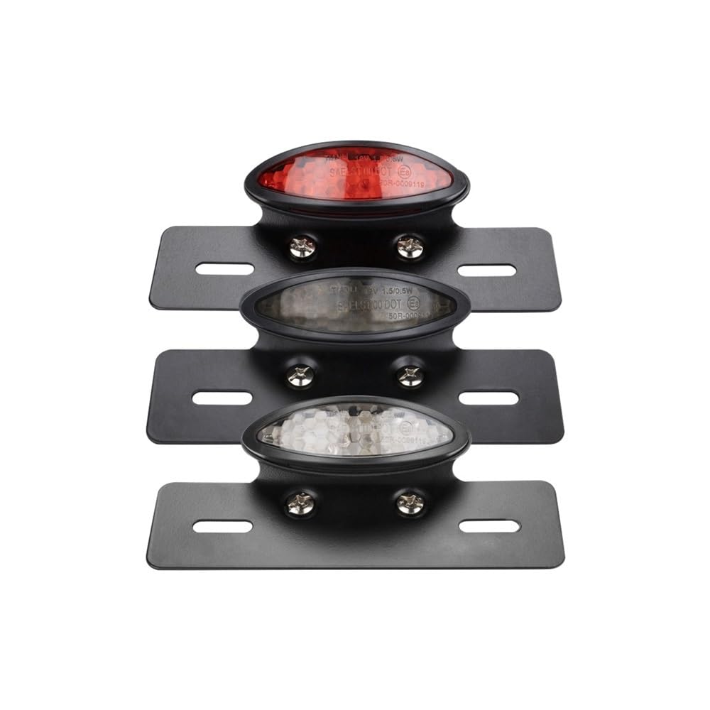 Fanale Posteriore Luce Posteriore A LED per Moto, Luce di Stop, Luce Targa, Luce Posteriore per ATV, Luce di Stop