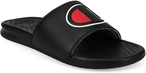 Champion Sandalias para hombre, color negro, 12, Negro -