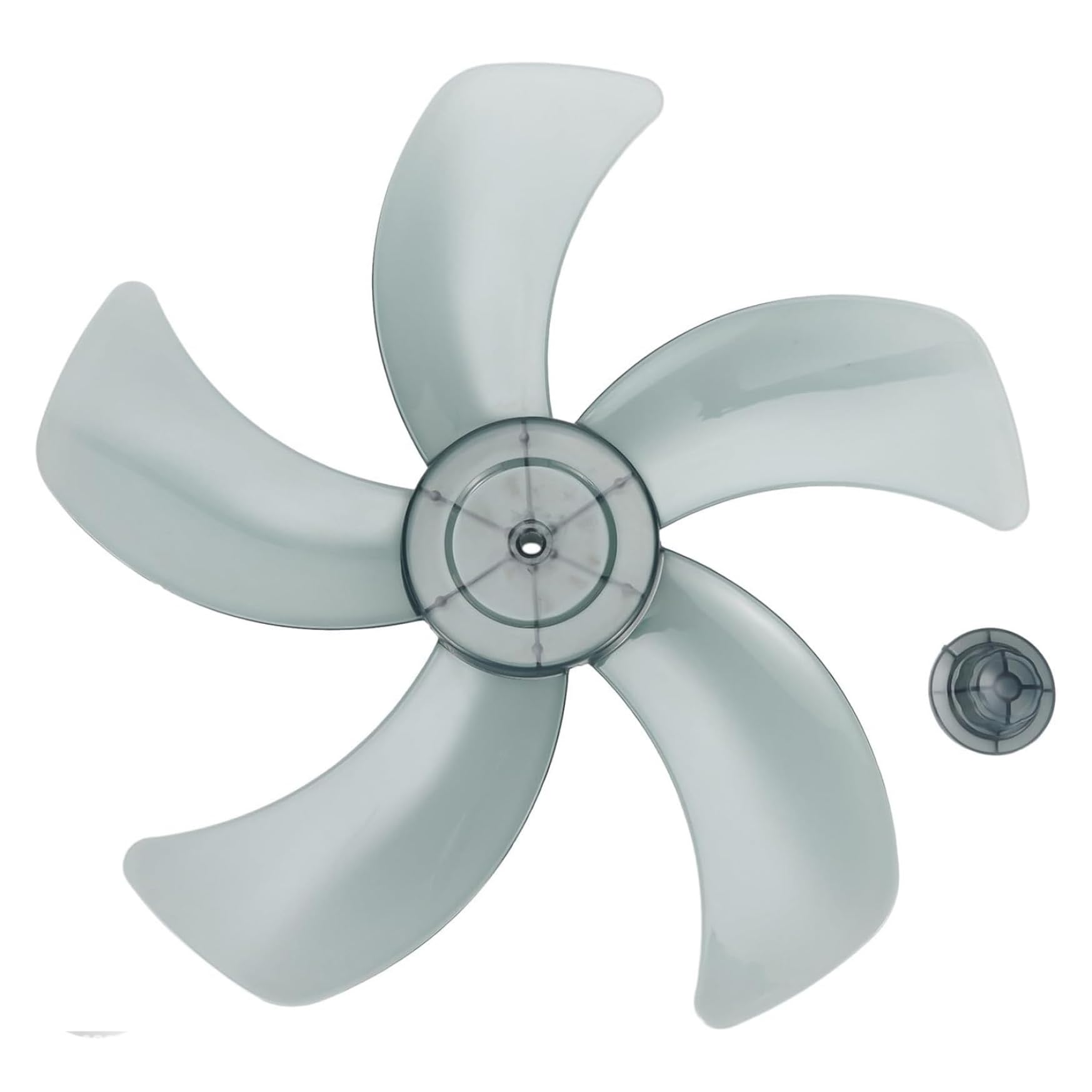Faroby Fan Blade Replacement, 16 Inch Plastic Fan Blade Leaves, Replacement Blades for Table Standing Pedestal, Black