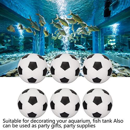 Mini Football Decoration Aquascaping ABS Aquarium Football Decoration 10pcs Cute for Sports Fish Tank Theme Activities: (S 12cm) - Image 2