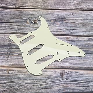 Pickguard SSS 11 Trous pour Guitare Droitier Compatible avec Fender Stratocaster USA/Mexicain Standard SSS Panneau de… - Les Beatles, Paul McCartney, John Lennon, RIngo Starr, George Harrison Pickguard SSS 11 Trous pour Guitare Droitier Compatible avec Fender Stratocaster USA/Mexicain Standard SSS Panneau de… – Image 6