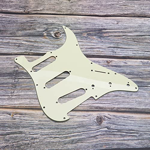 Pickguard SSS 11 Trous pour Guitare Droitier Compatible avec Fender Stratocaster USA/Mexicain Standard SSS Panneau de… - Les Beatles, Paul McCartney, John Lennon, RIngo Starr, George Harrison Pickguard SSS 11 Trous pour Guitare Droitier Compatible avec Fender Stratocaster USA/Mexicain Standard SSS Panneau de… – Image 7