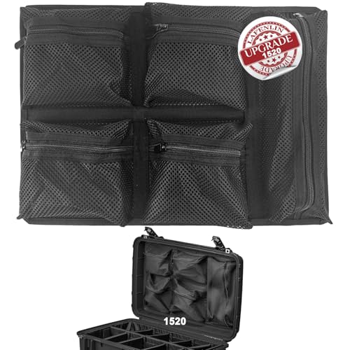 Organizador para tapa Pelican 1520 con 5 bolsillos de malla miniatura 2