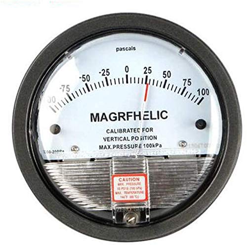 新しい-100-100PATE2000マイクロ差圧ゲージ高精度1/8"NPT空気圧計バロメーター"