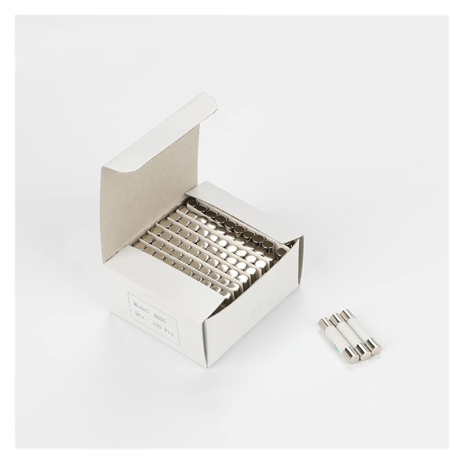 Sicherung 5 x 25 mm, 100 Stück, flinke Glasrohrsicherungen, sortierte Kits Glassicherungen, 0, A, 1 A, 2 A, 3 A, 4 A, A, 6 A, 8 A, 10 A, R055(10A)