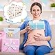 Goiern 4 Stück 212 Stickers Babyalbum,Aufkleber für Kinder und Baby Fotoalben, 8 Bögen DIN-A4 DIY Scrapbooking Aufkleber zum Gestalten, Baby-Scrapbook-Aufkleber(Braun)