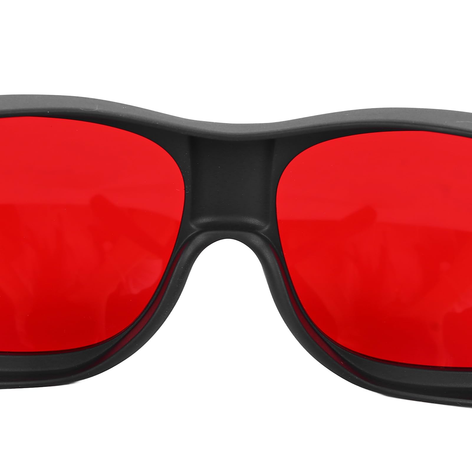 Laserowe okulary bezpieczeństwa Gogle Ochronne Czerwona Black Rama 200 590 Nm Ochrona oka na laboratoryjne badania biologiczne Kontrola przemysłowa medyczna