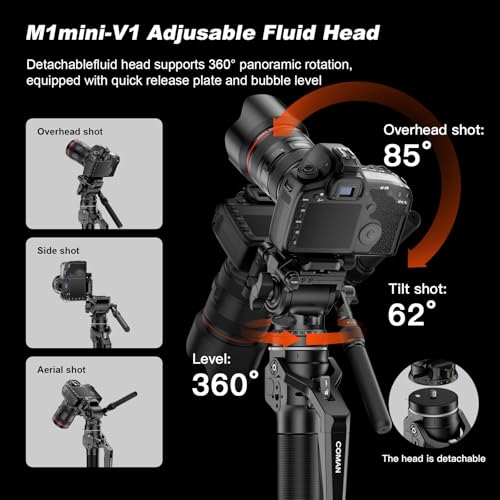 Professional Camera Tripod Carbon Fiber