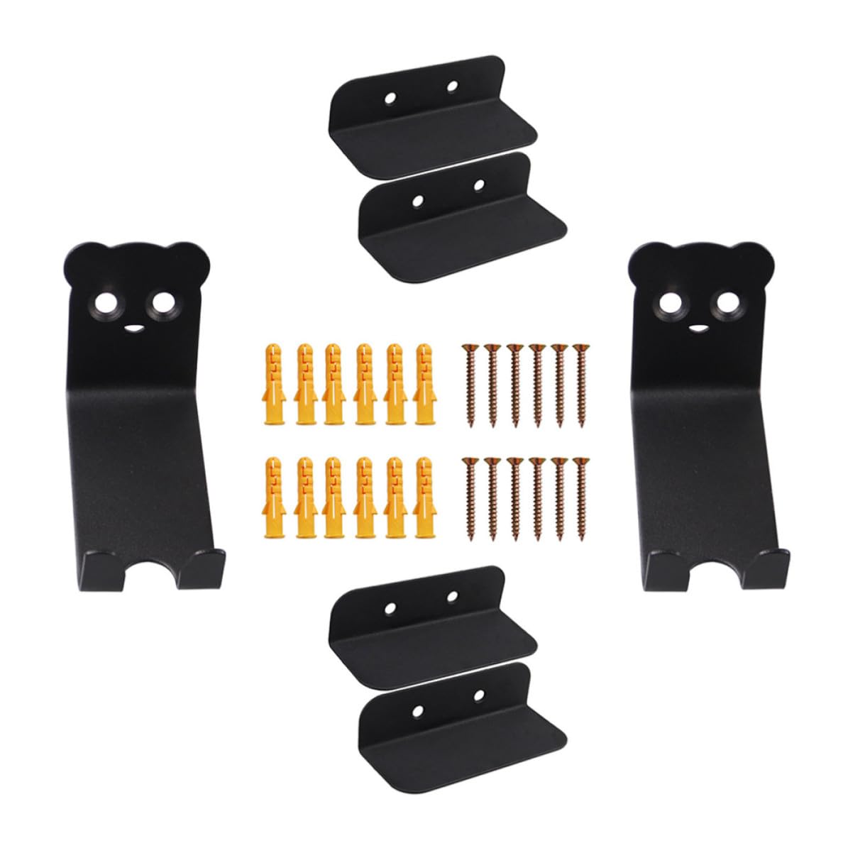 Soporte de Pared para Bicicletas de Metal 2 Juegos para Colgar y Organizar Bicicletas en Hogares o Tiendas Práctico y Antideslizante