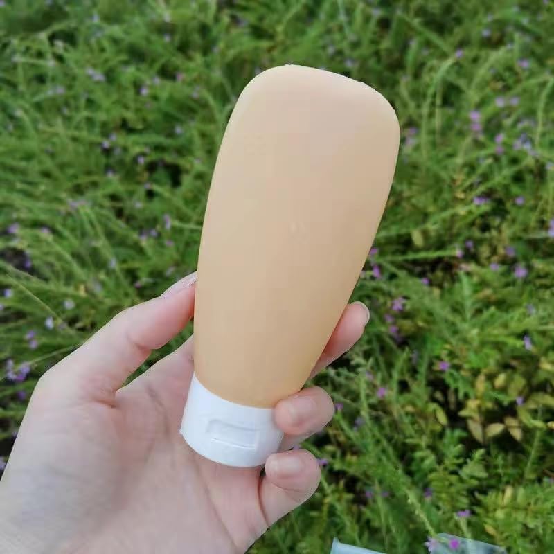 Miniatura 7 de 4 botellas de viaje exprimibles recargables a prueba de fugas de 2.0 fl oz para artículos de tocador, cosméticos, contenedor de líquido portátil